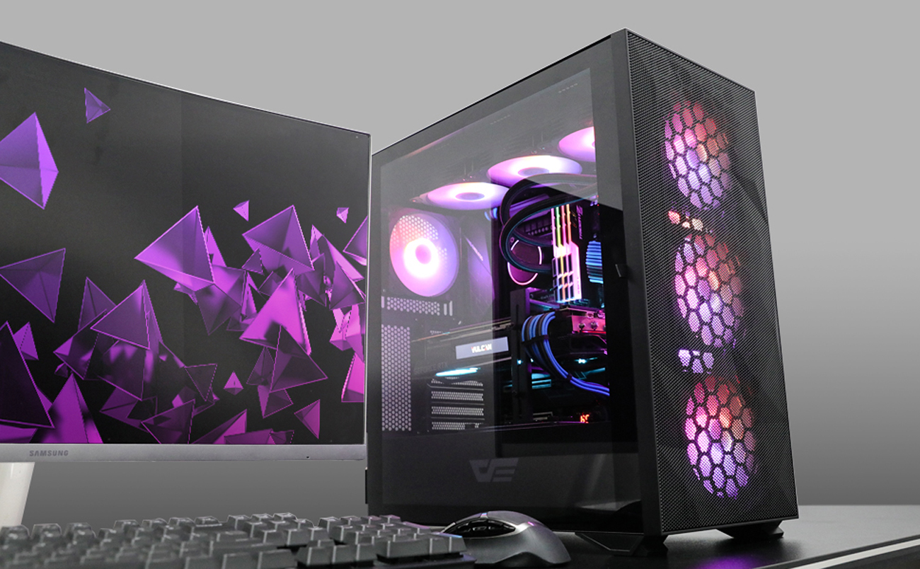 darkFlash Computer Case DLX21 MESH BLACK